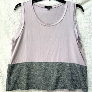 Astars Mauve and Heathered Grey Tank - Size L